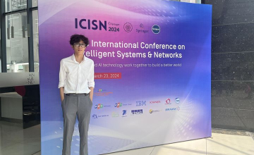 Sinh viên ngành An toàn thông tin trình bày báo cáo kết quả nghiên cứu về Blockchain tại Hội nghị khoa học Quốc tế: “The International conference on intelligent systems & networks - ICISN 2024”