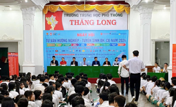  Đại sứ sinh viên UIT và BCU ghé thăm trường THPT Thăng Long cơ sở 3 - Kết nối, tạo đỉnh cao tương lai
