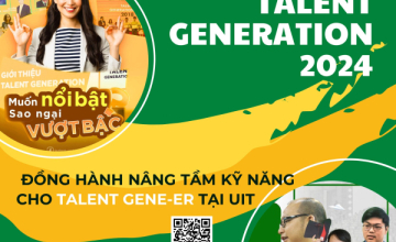 UIT TALK 2024 - Chuỗi kỹ năng mềm Talent Generation 2024 - Đồng hành nâng tầm kỹ năng cho talent Gene-er tại UIT