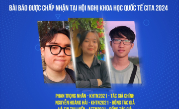 Nhóm sinh viên Trường Đại học Công nghệ Thông tin có bài báo tại Hội nghị quốc tế CITA 2024