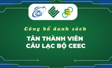 CLB CEEC -  Thông báo kết quả tuyển thành viên 