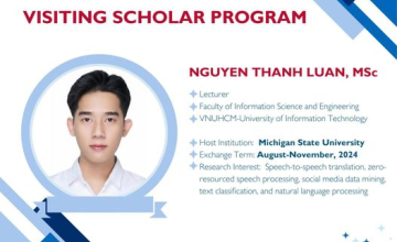 Phục hồi ngôn ngữ có nguy cơ tuyệt chủng cùng ThS. Nguyễn Thành Luân, giảng viên Trường Đại học Công nghệ Thông tin, Đại học Quốc gia TP.HCM thông qua Chương trình trao đổi học giả