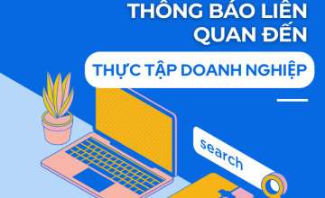 Khoa Công nghệ Phần mềm thông báo cập nhật thông tin Thực tập doanh nghiệp học kỳ 1 năm học 2024 - 2025