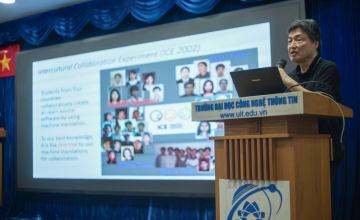 Cùng Giáo Sư Toru Ishida chia sẻ kiến thức tại UIT qua chương trình Visiting Professor
