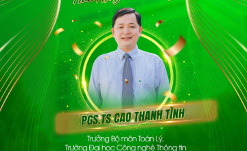 PGS.TS. Cao Thanh Tình đạt danh hiệu danh hiệu “Nhà giáo tiêu biểu” năm 2024 do Bộ Giáo dục và Đào tạo trao tặng
