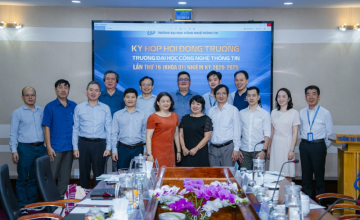 Kỳ họp Hội đồng Trường Đại học Công nghệ Thông tin lần thứ 16 (khóa I), nhiệm kỳ 2020 - 2025