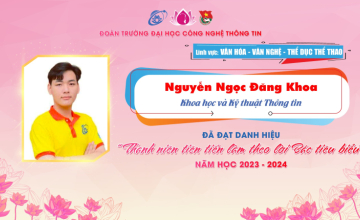 Tuyên dương các gương mặt tiêu biểu “Thanh niên tiên tiến làm theo lời Bác” năm học 2023-2024