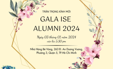 Thư mời tham dự Gala ISE Alumni 2024