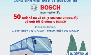 UIT đồng hành cùng các đối tác doanh nghiệp hỗ trợ sinh viên đón Tết Nguyên Đán