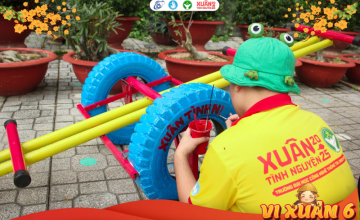 Vị Xuân 6 thực hiện công trình thanh niên Sân chơi tuổi thơ