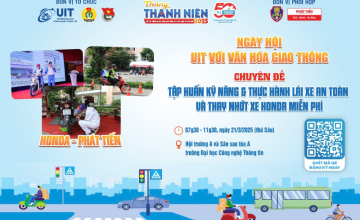 Ngày hội UIT với văn hóa giao thông năm 2025 - Chương trình tập huấn và thực hành lái xe an toàn