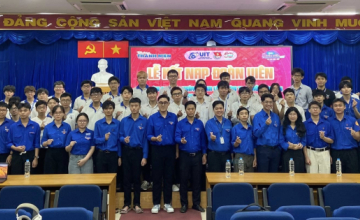 Lễ Kết nạp Đoàn viên hưởng ứng Ngày Đoàn viên 2025 - Ngày làm việc tốt