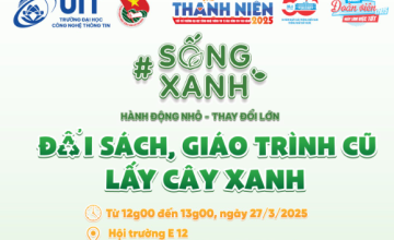 Sống Xanh - Đổi sách, giáo trình cũ lấy cây xanh