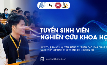 Thông báo tuyển sinh viên nghiên cứu khoa học AI with Privacy