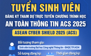 Tuyển chọn sinh viên tham gia khóa học The ACS Online Education
