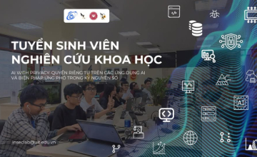 Thông báo tuyển sinh viên nghiên cứu khoa học “AI with Privacy”