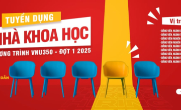 VNU350 | Trường Đại học Công nghệ Thông tin dành 11 chỉ tiêu tuyển dụng đợt 1 năm 2025