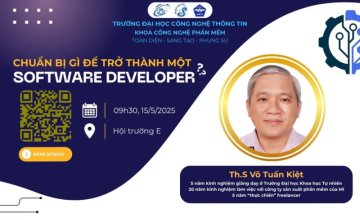 Thông báo tổ chức seminar “Chuẩn bị gì để trở thành một Software Developer”