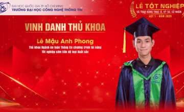 Hành trình chạm đến ước mơ của những tân cử nhân xuất sắc UIT