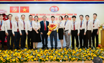 ĐẠI HỘI ĐẠI BIỂU ĐẢNG BỘ TRƯỜNG ĐẠI HỌC CÔNG NGHỆ THÔNG TIN LẦN THỨ IV NHIỆM KỲ 2025 – 2030 “ĐOÀN KẾT - DÂN CHỦ - KỶ CƯƠNG - ĐỘT PHÁ - PHÁT TRIỂN”