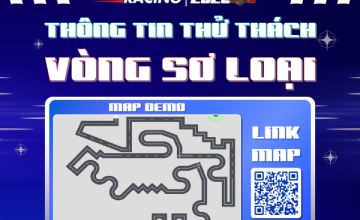 UIT Car Racing 2025 - Thông báo các thử thách và Map demo vòng sơ loại