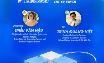 Mời sinh viên tham gia buổi nói chuyện “AI có trách nhiệm trong lĩnh vực Kinh tế”