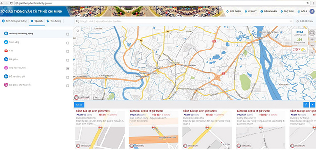 TP.HCM công bố ứng dụng cung cấp thông tin kẹt xe, lô cốt... 