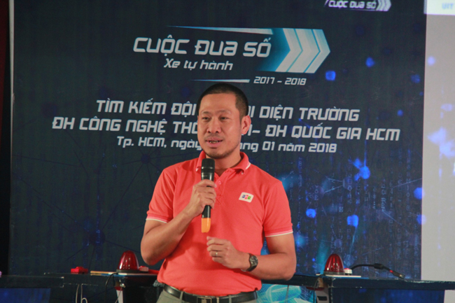 Ông Nguyễn Đức Quỳnh cho biết FPT rất vinh dự khi tổ chức cuộc thi đầy ý nghĩa này