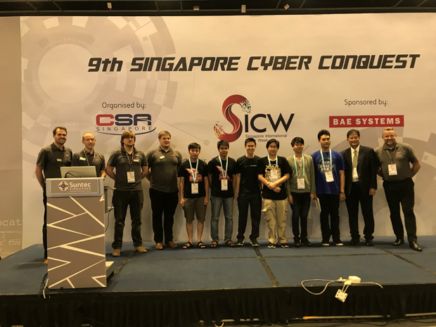 Toàn cảnh trao giải cuộc thi Singapore Cyber Conquest 2018