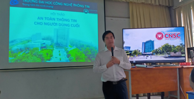 TS Phạm Văn Hậu tập huấn an toàn thông tin cho người dùng cuối